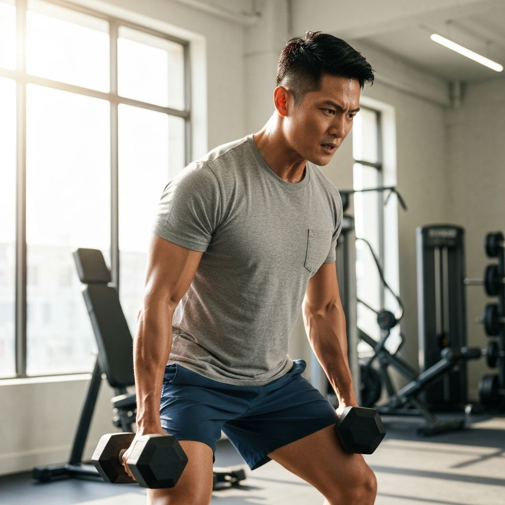 Latihan kekuatan dengan dumbbell