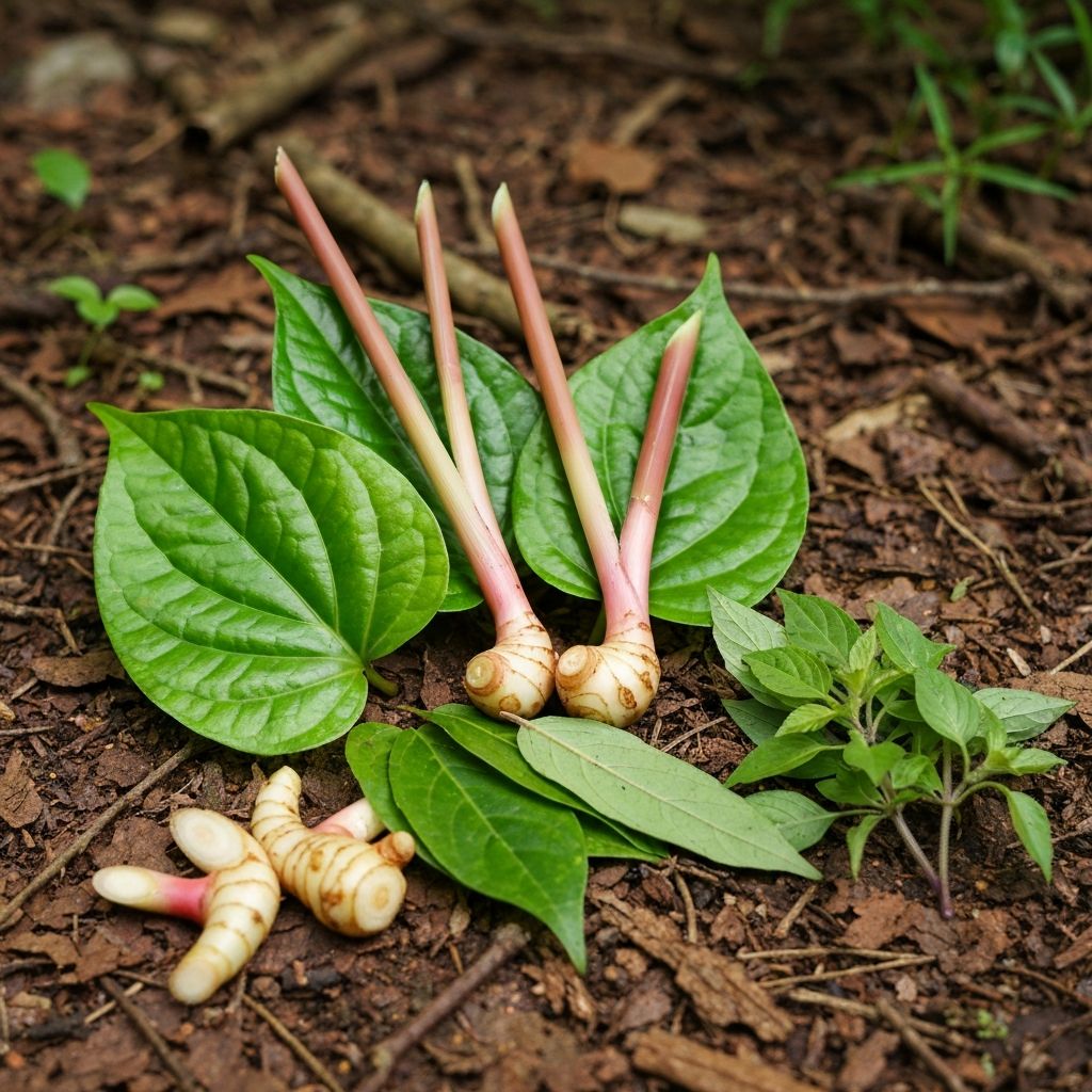 Daun sirih dan tanaman herbal